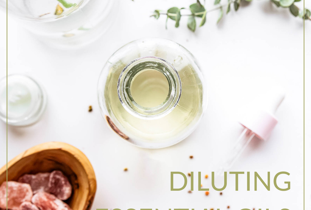 Diluting essential oils for topical use